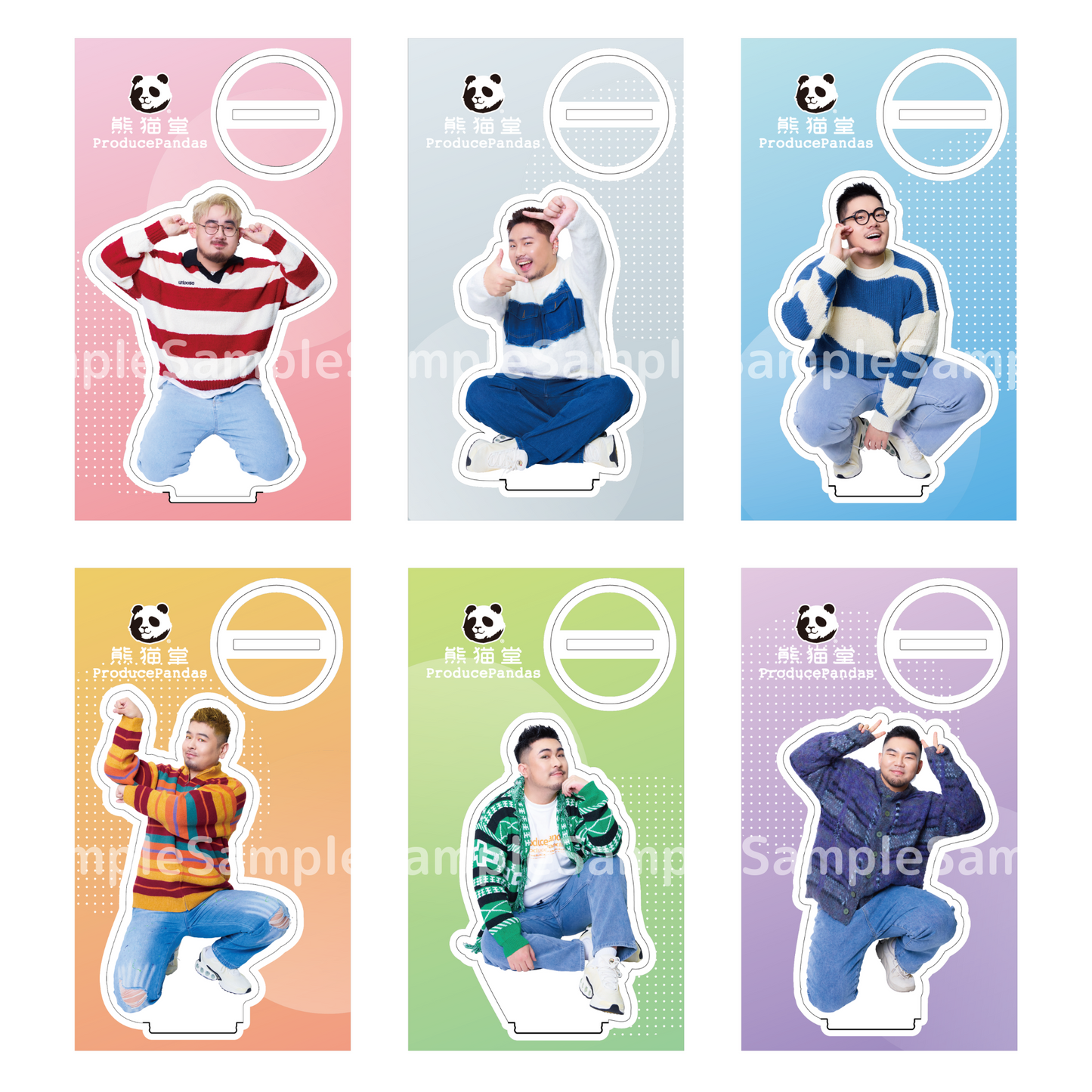 《熊猫堂ProducePandas》"Xmas Live 2024 Memories" ランダムアクリルスタンド【Day1】|Random Acrylic Stand【Day1】
