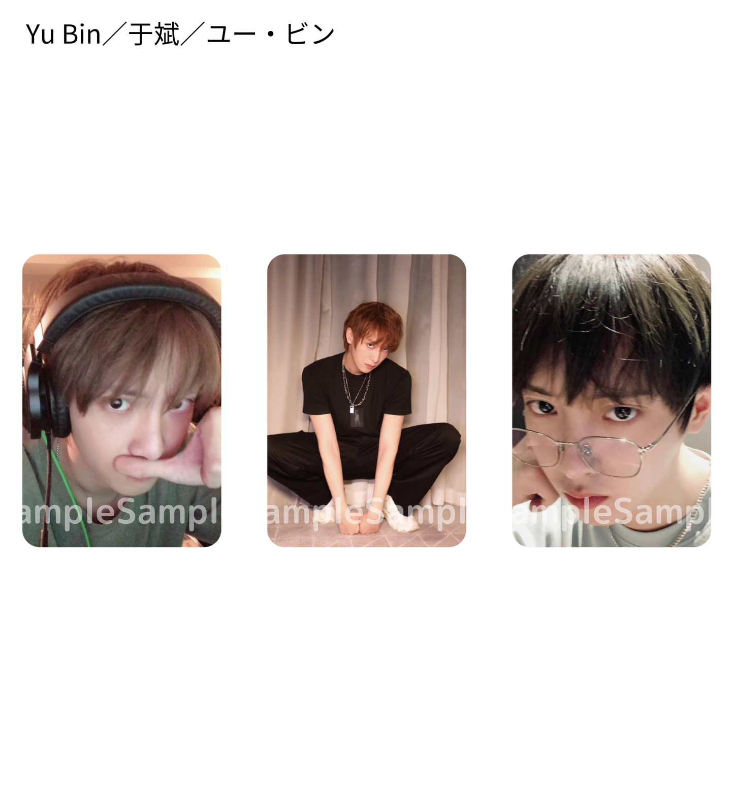 《時を超えた出会い 2024・夏》フォトカードセットB(3枚入り)/PhotoCard Set #B(3 cards)