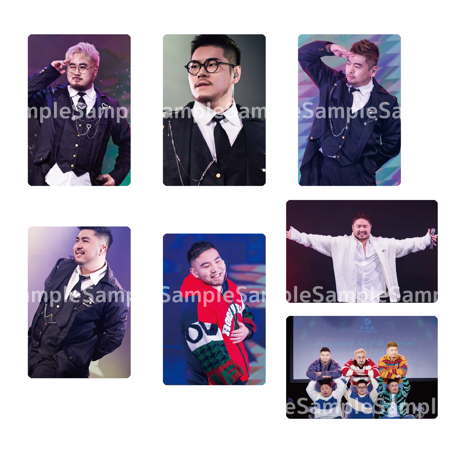 《熊猫堂ProducePandas》"Xmas Live 2024 Memories" ランダムフォトカード【C】|Random Photo card【C】
