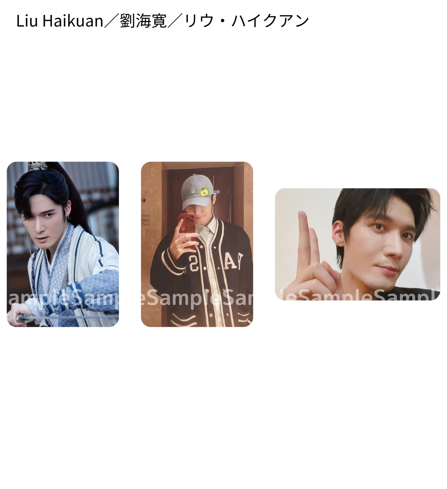 《時を超えた出会い 2024・夏》フォトカードセットC(3枚入り)/PhotoCard Set #C(3 cards)