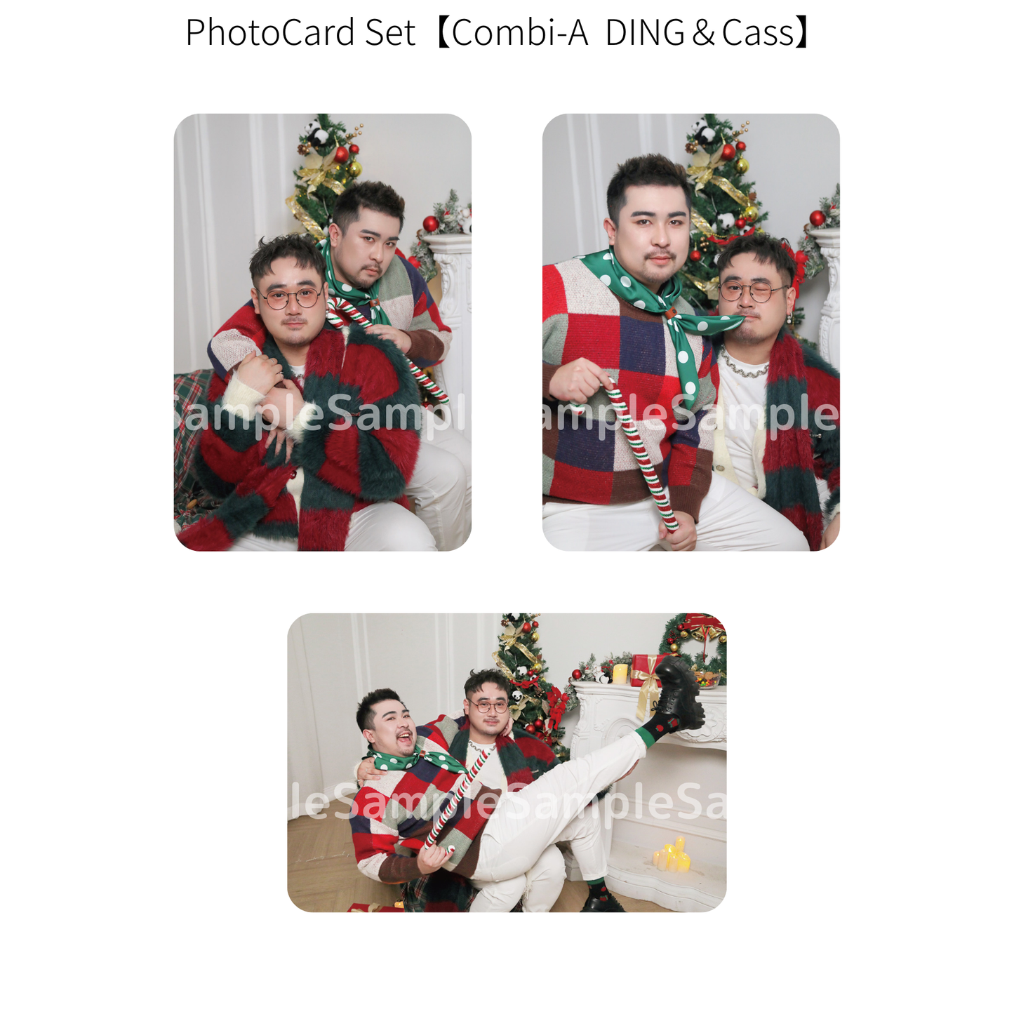 《熊猫堂ProducePandas》"Xmas Live Tour 2024"フォトカード【Combi-A】|Photo card【Combi-A】