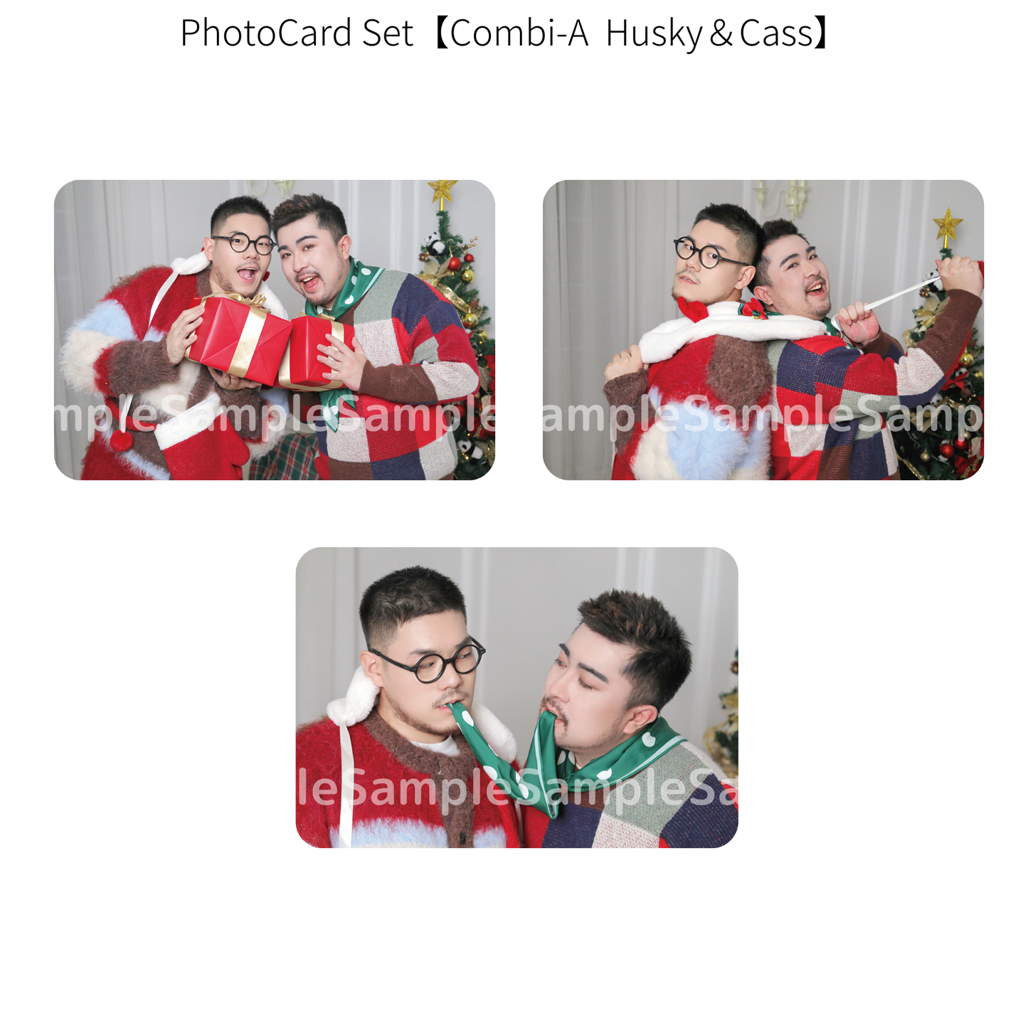 《熊猫堂ProducePandas》"Xmas Live Tour 2024"フォトカード【Combi-A】|Photo card【Combi-A】