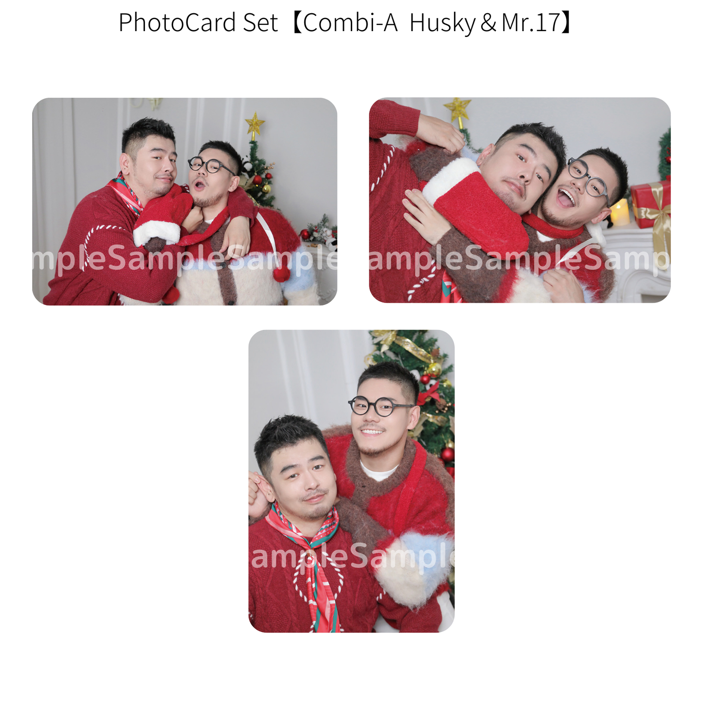 《熊猫堂ProducePandas》"Xmas Live Tour 2024"フォトカード【Combi-A】|Photo card【Combi-A】