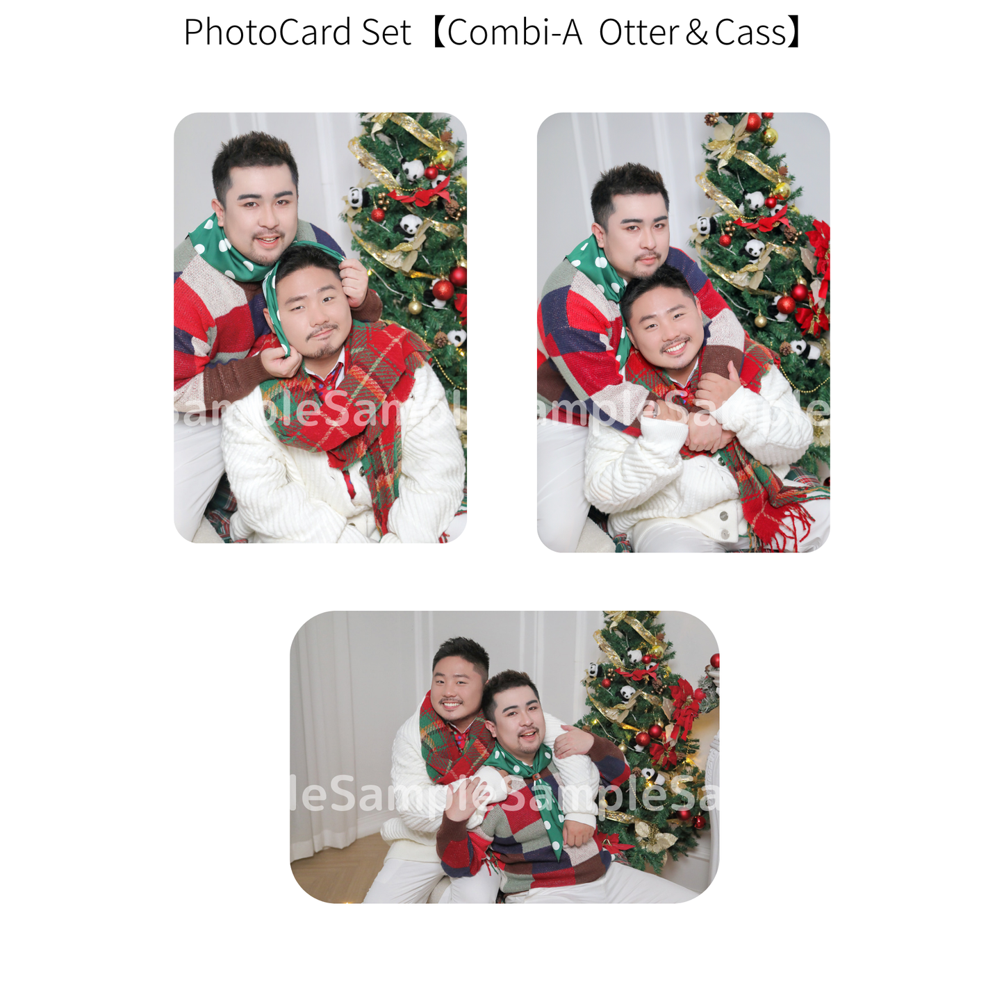 《熊猫堂ProducePandas》"Xmas Live Tour 2024"フォトカード【Combi-A】|Photo card【Combi-A】