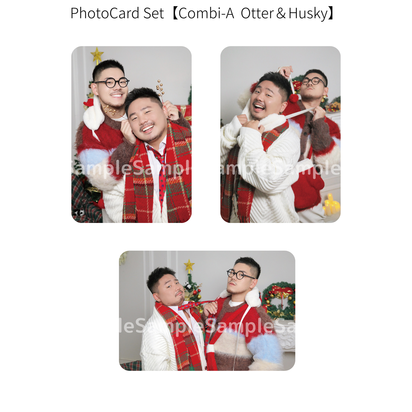 《熊猫堂ProducePandas》"Xmas Live Tour 2024"フォトカード【Combi-A】|Photo card【Combi-A】