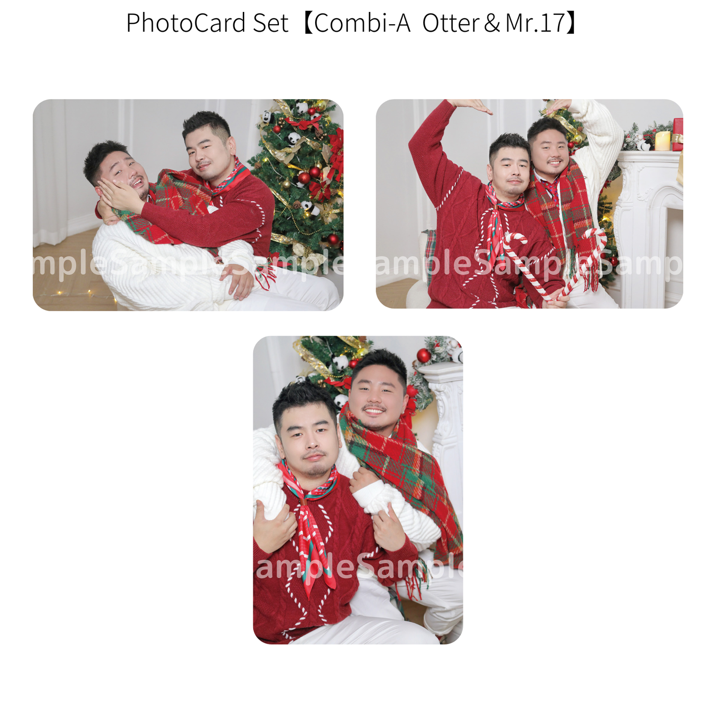 《熊猫堂ProducePandas》"Xmas Live Tour 2024"フォトカード【Combi-A】|Photo card【Combi-A】