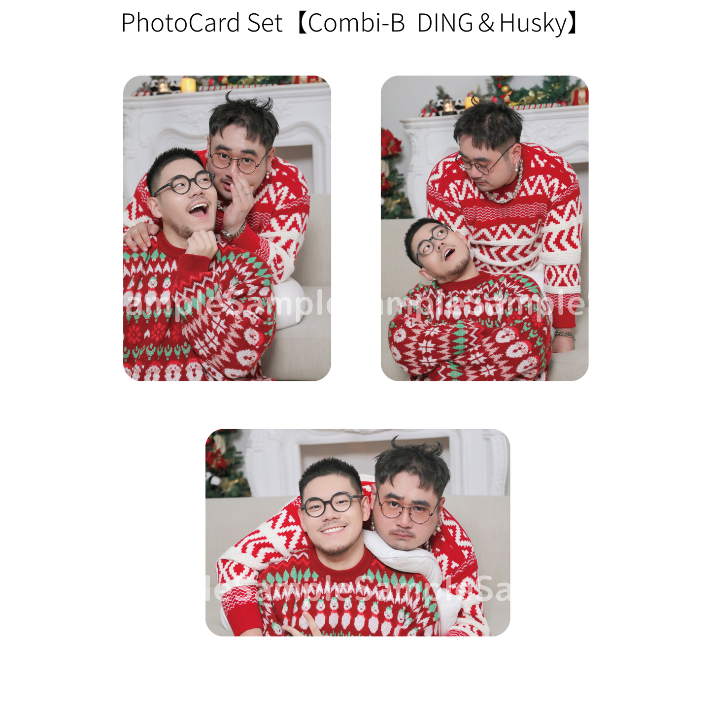 《熊猫堂ProducePandas》"Xmas Live Tour 2024"フォトカード【Combi-B】|Photo card【Combi-B】