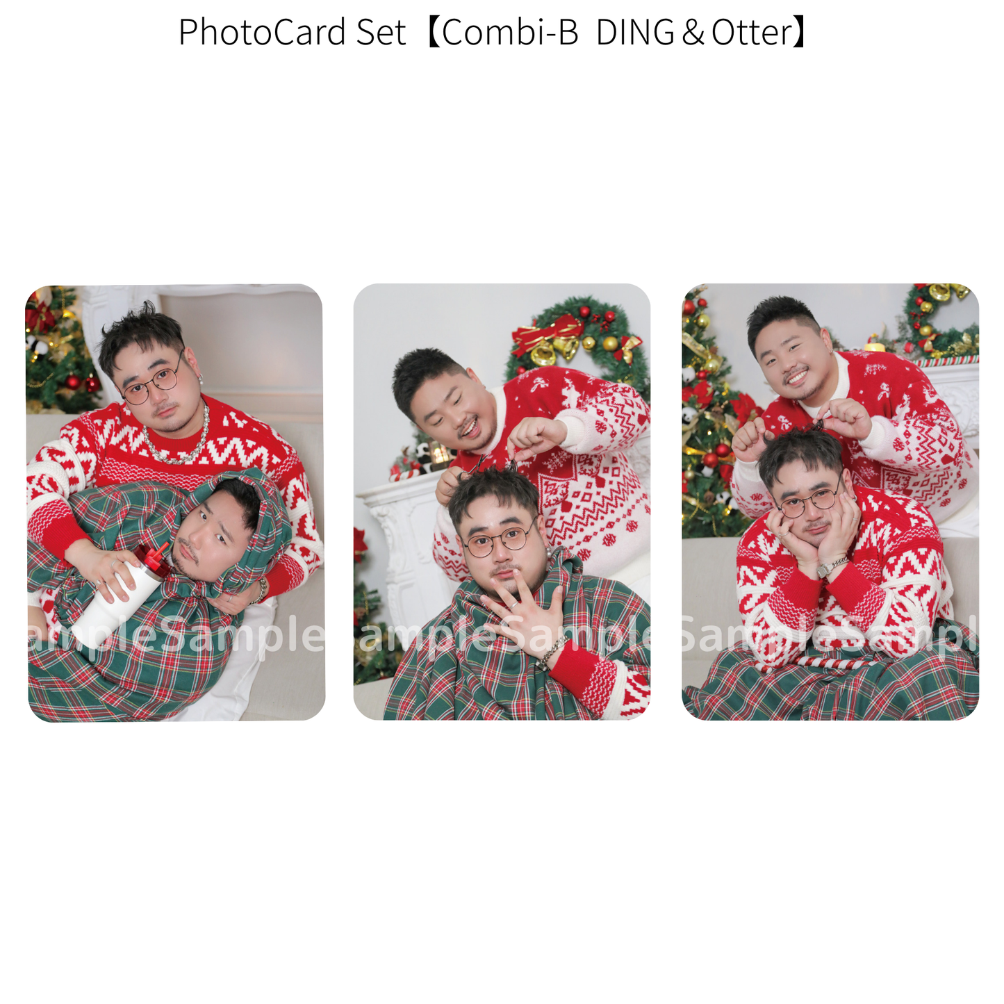 《熊猫堂ProducePandas》"Xmas Live Tour 2024"フォトカード【Combi-B】|Photo card【Combi-B】