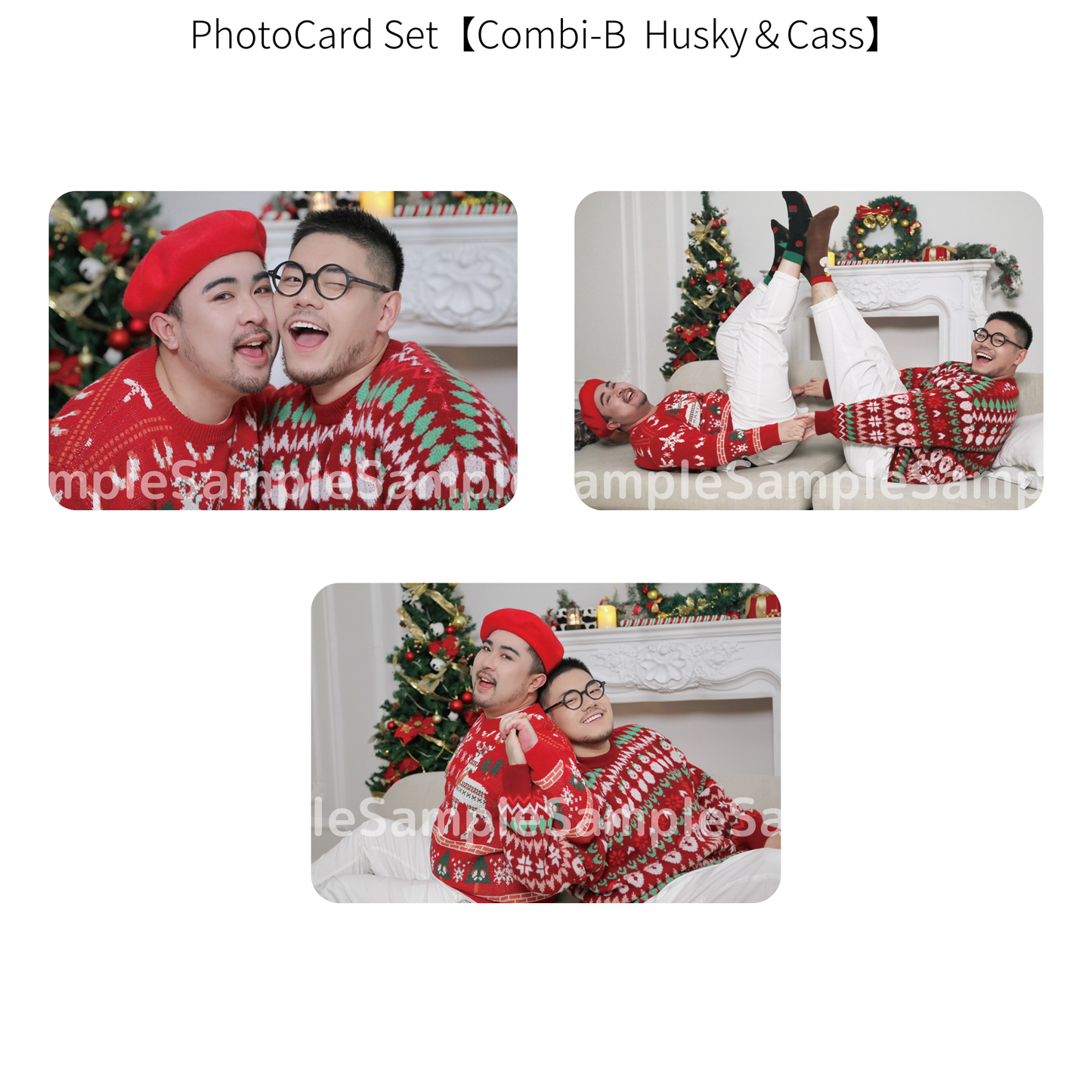 《熊猫堂ProducePandas》"Xmas Live Tour 2024"フォトカード【Combi-B】|Photo card【Combi-B】
