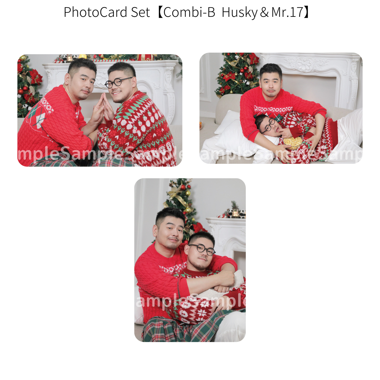 《熊猫堂ProducePandas》"Xmas Live Tour 2024"フォトカード【Combi-B】|Photo card【Combi-B】