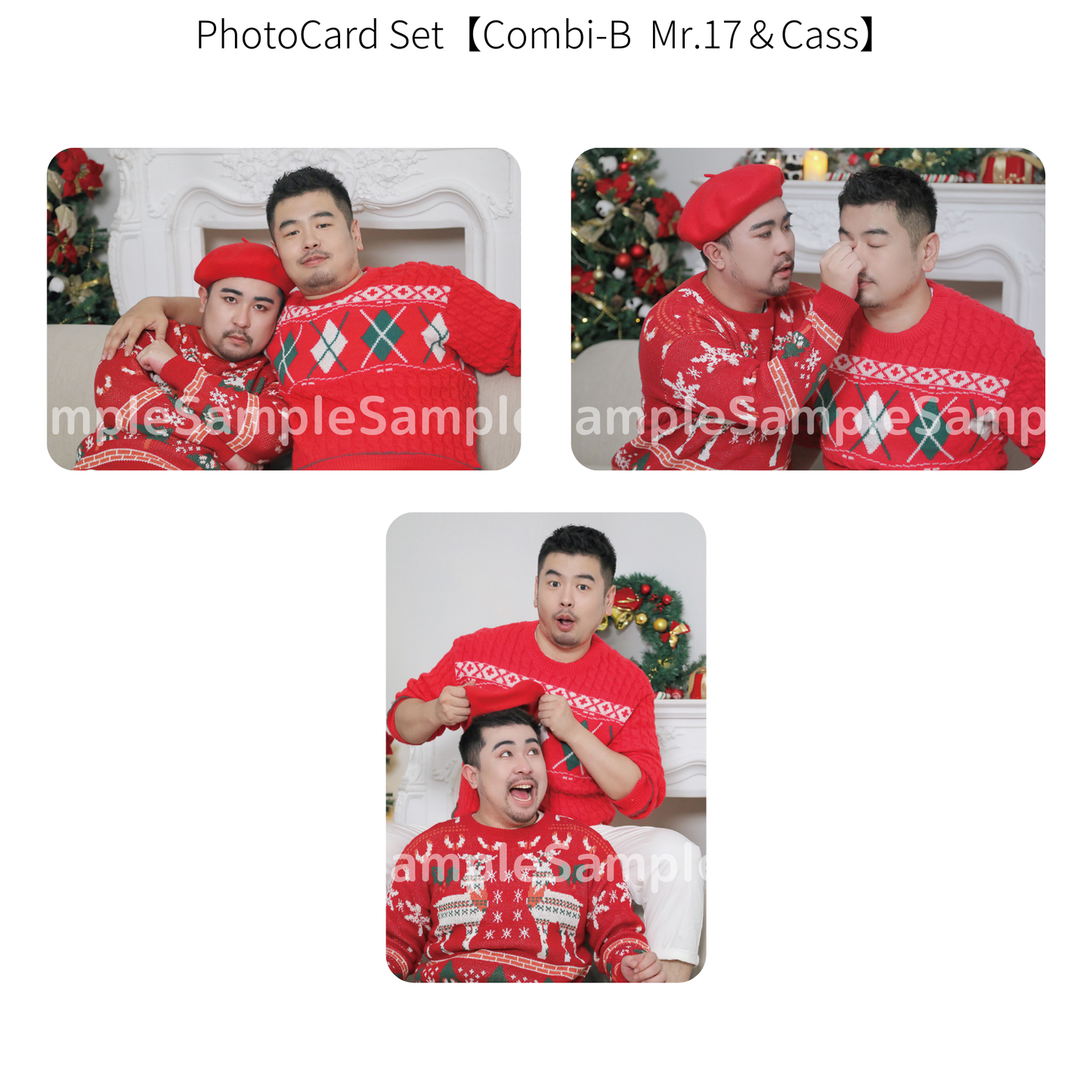 《熊猫堂ProducePandas》"Xmas Live Tour 2024"フォトカード【Combi-B】|Photo card【Combi-B】