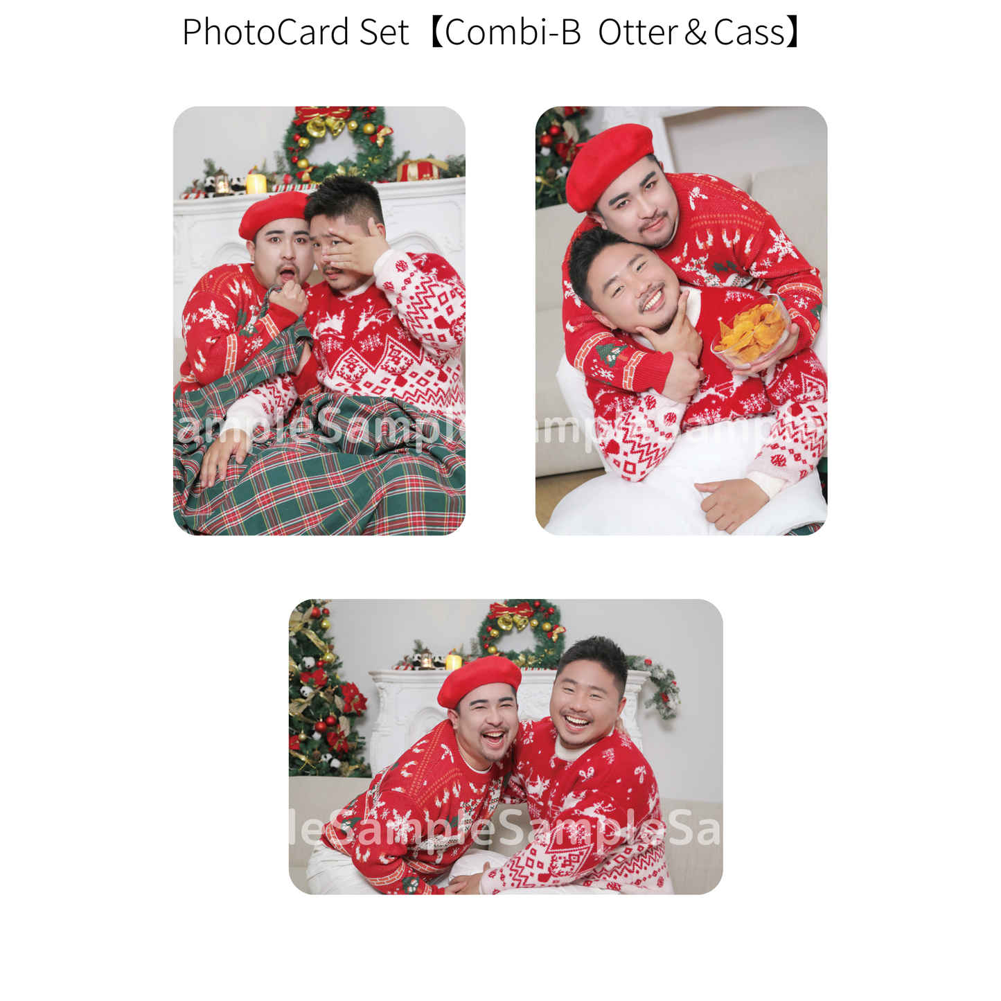 《熊猫堂ProducePandas》"Xmas Live Tour 2024"フォトカード【Combi-B】|Photo card【Combi-B】
