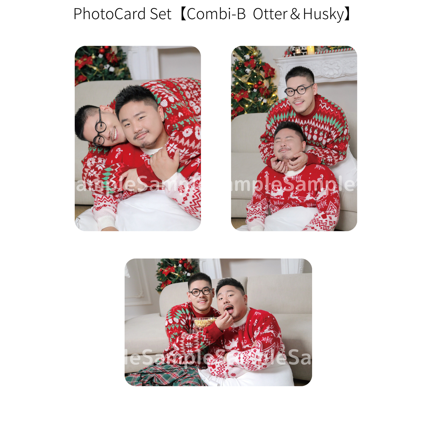 《熊猫堂ProducePandas》"Xmas Live Tour 2024"フォトカード【Combi-B】|Photo card【Combi-B】