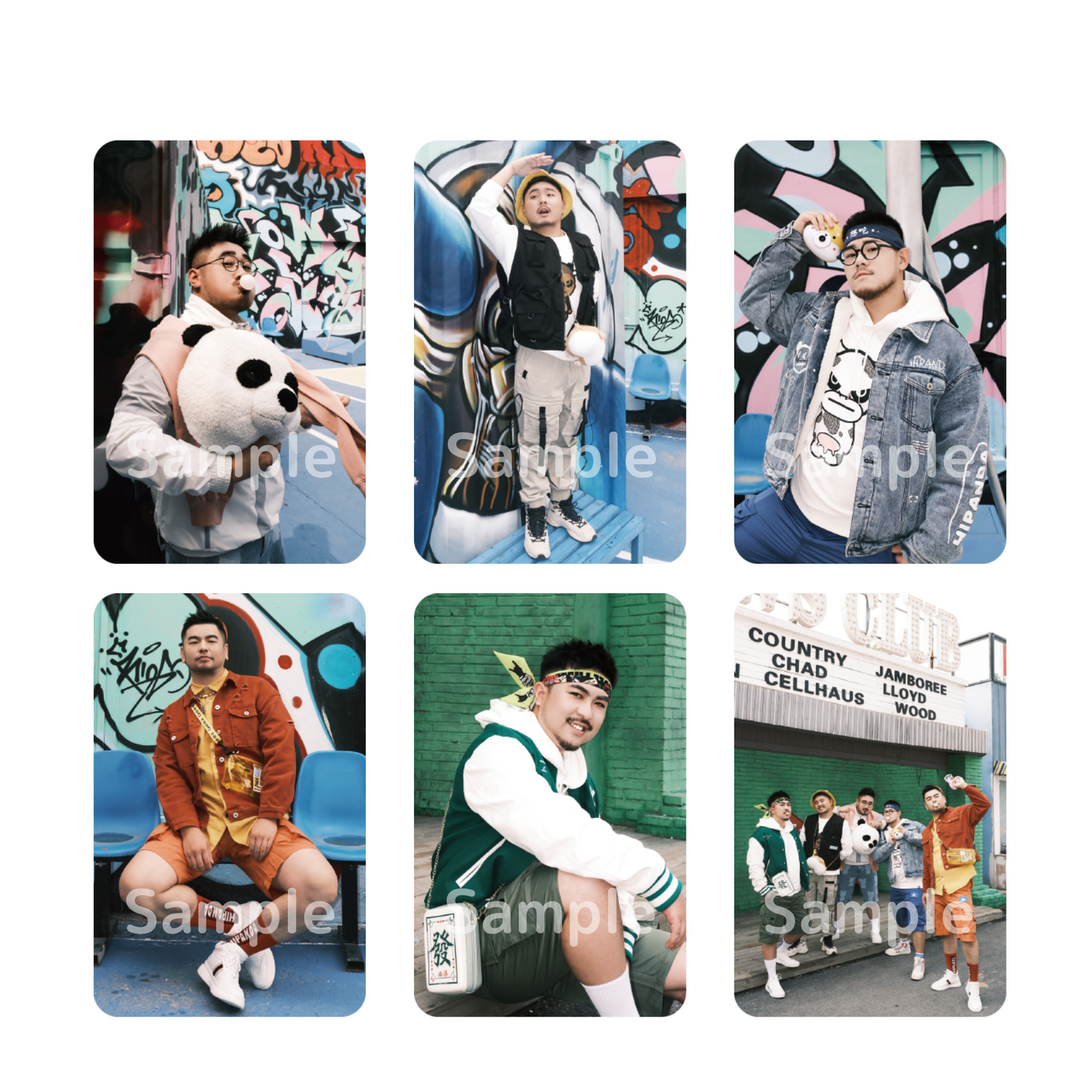 《熊猫堂ProducePandas》ランダムフォトカード【E】3枚セット/Random Photo Card #E Set of 3 #1stlive