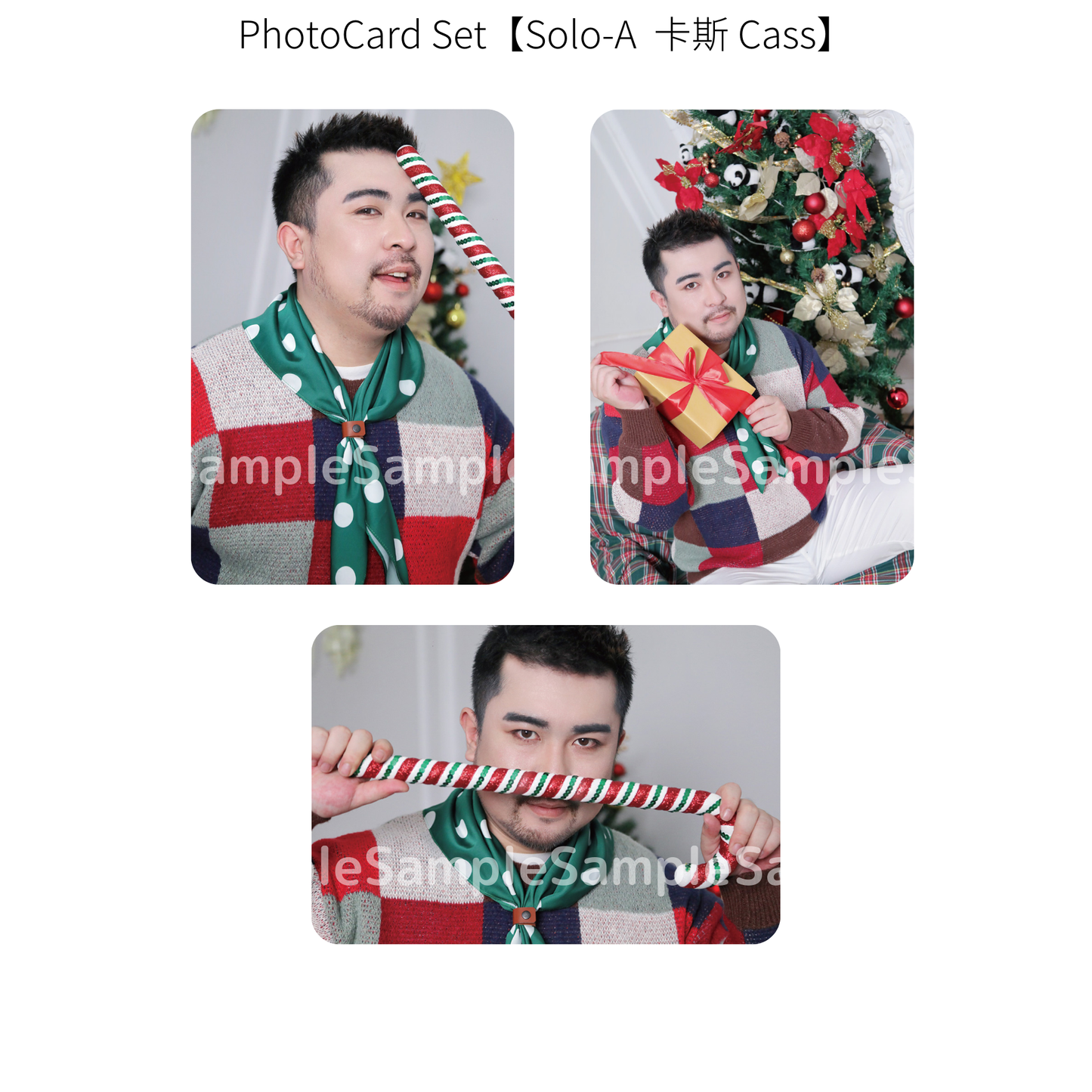 《熊猫堂ProducePandas》"Xmas Live Tour 2024"フォトカード【Solo-A】|Photo card【Solo-A】