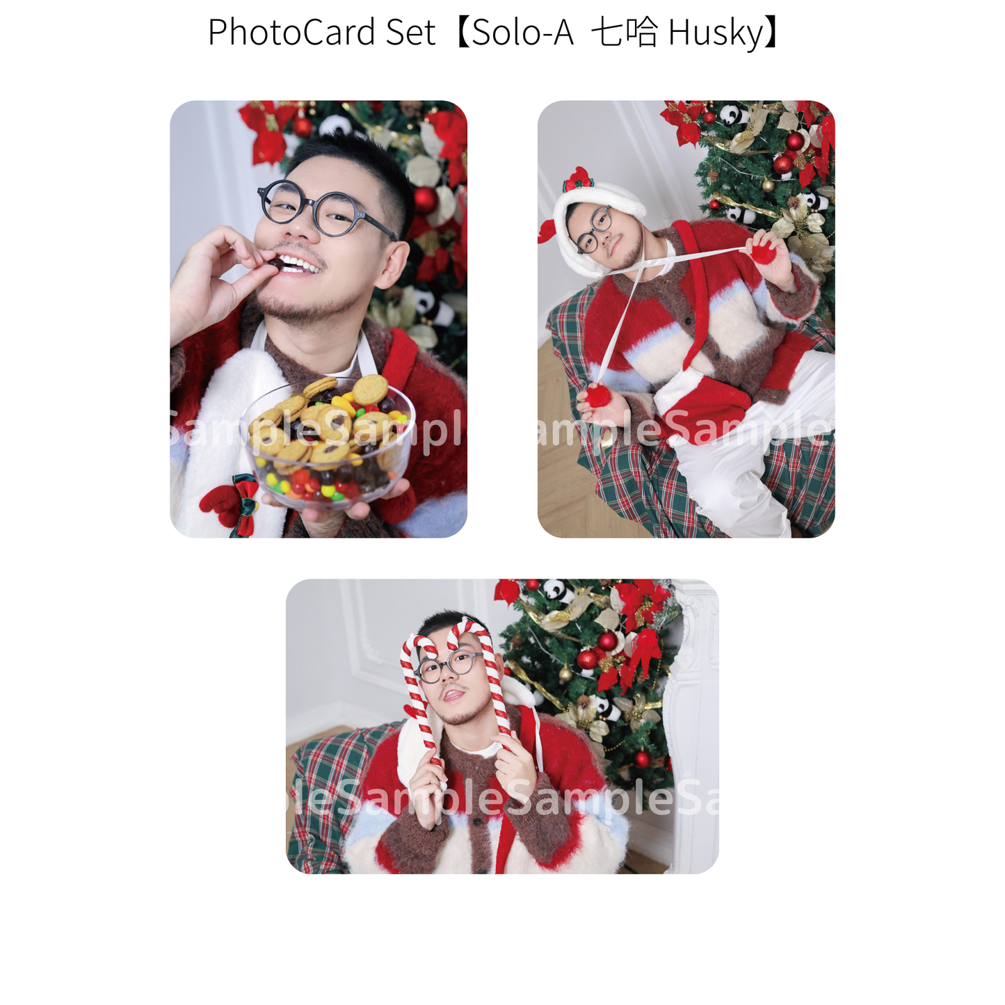 《熊猫堂ProducePandas》"Xmas Live Tour 2024"フォトカード【Solo-A】|Photo card【Solo-A】