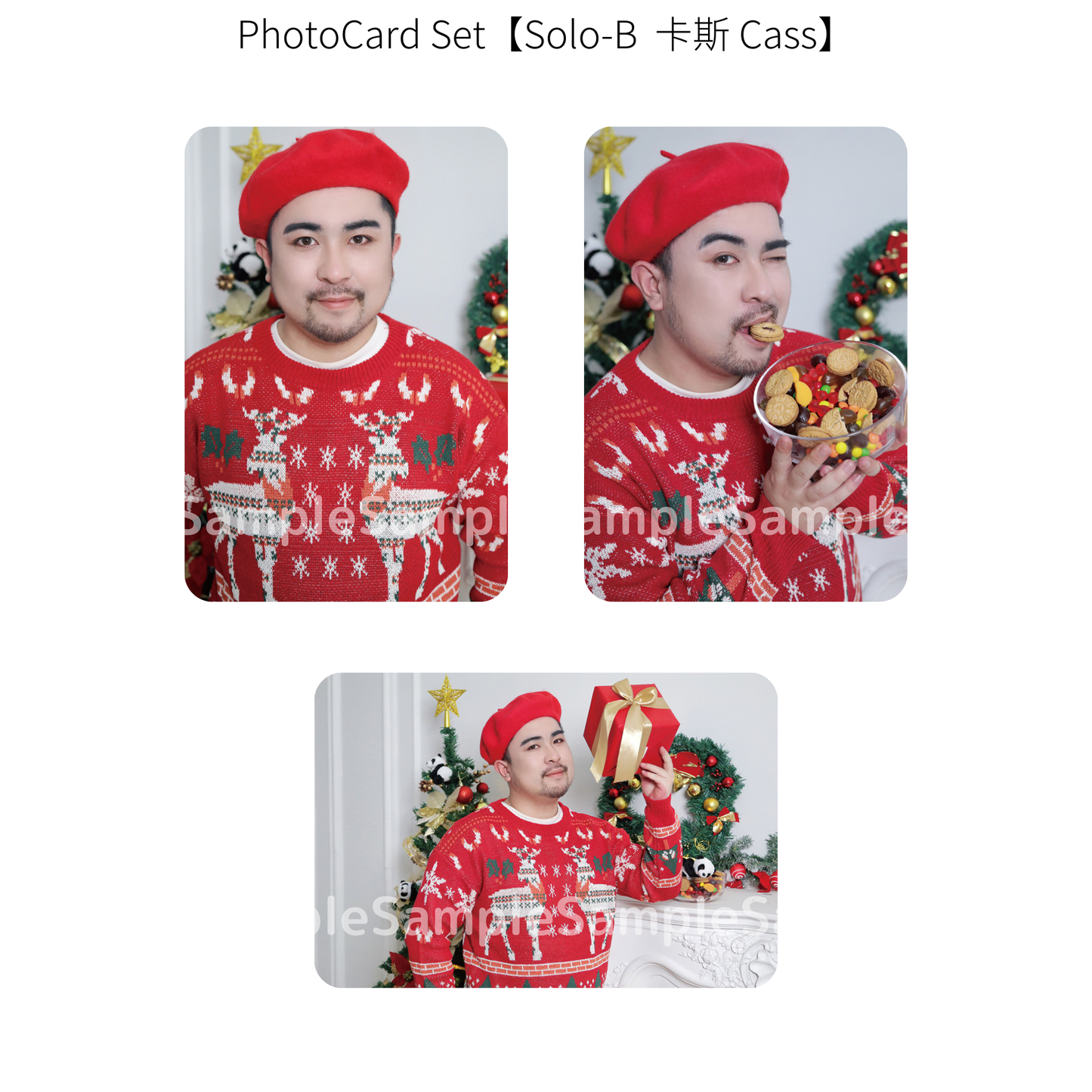 《熊猫堂ProducePandas》"Xmas Live Tour 2024"フォトカード【Solo-B】|Photo card【Solo-B】
