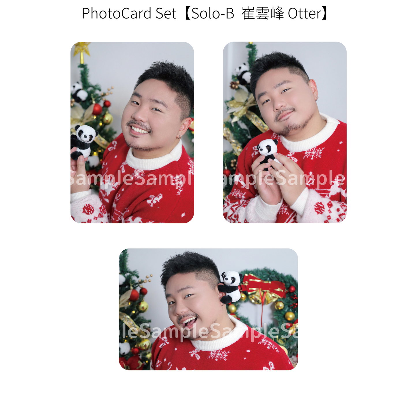 《熊猫堂ProducePandas》"Xmas Live Tour 2024"フォトカード【Solo-B】|Photo card【Solo-B】