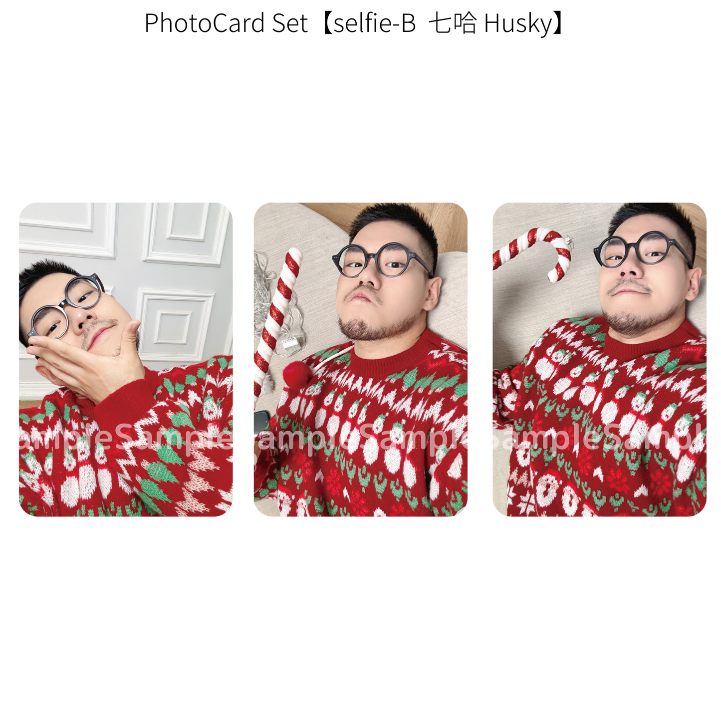 《熊猫堂ProducePandas》"Xmas Live Tour 2024"フォトカード【selfie-B】|Photo card【selfie-B】