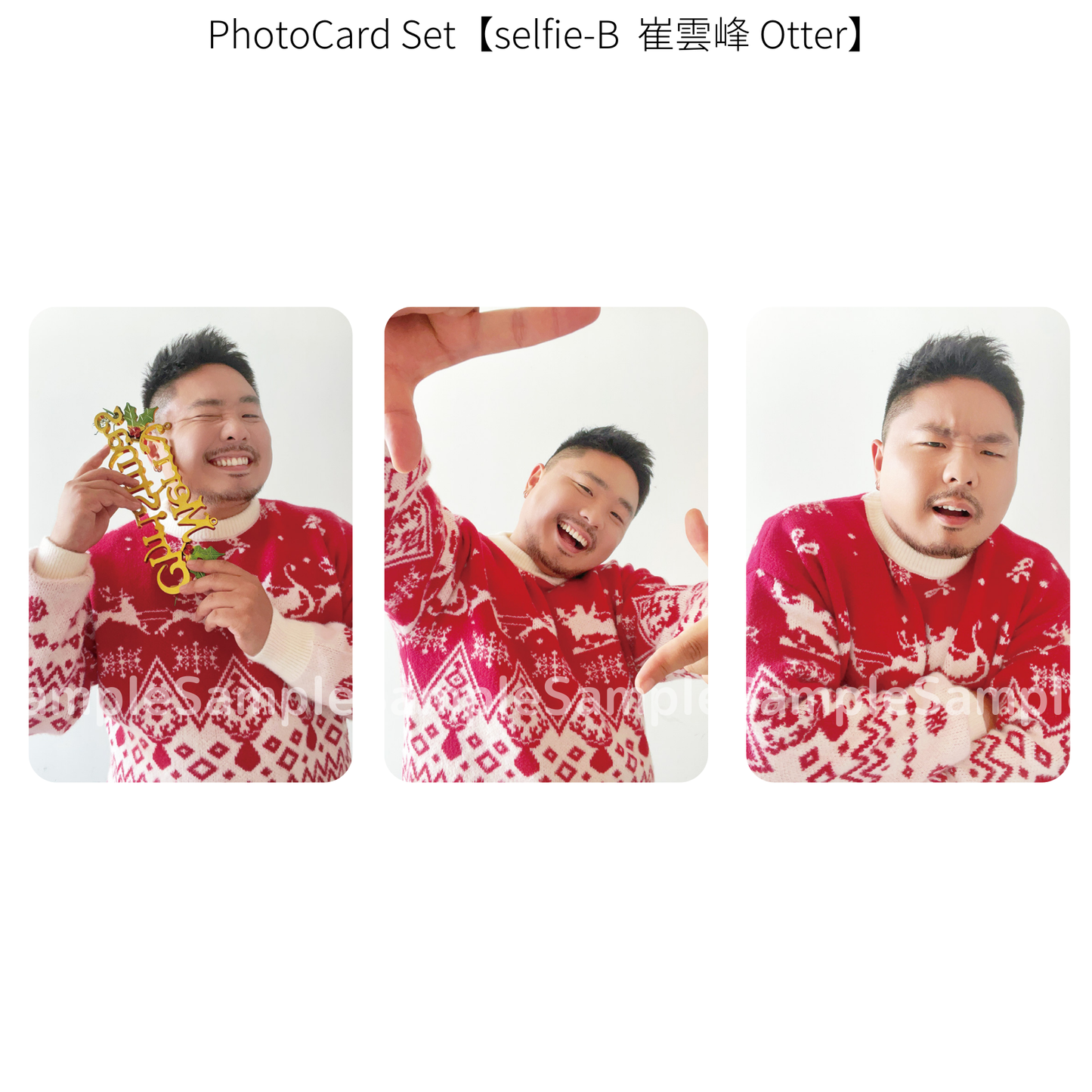《熊猫堂ProducePandas》"Xmas Live Tour 2024"フォトカード【selfie-B】|Photo card【selfie-B】