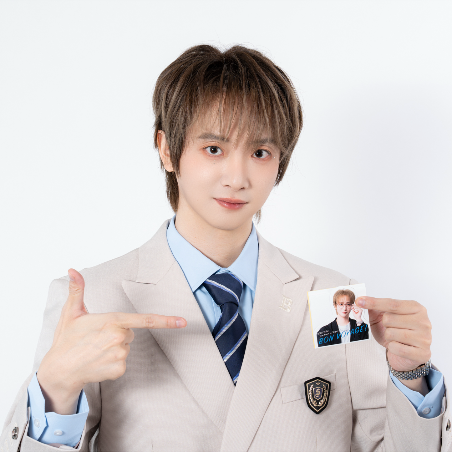 スタンド付き付箋メモ《Yubin Fan Event in Japan 「Bon Voyage!」》