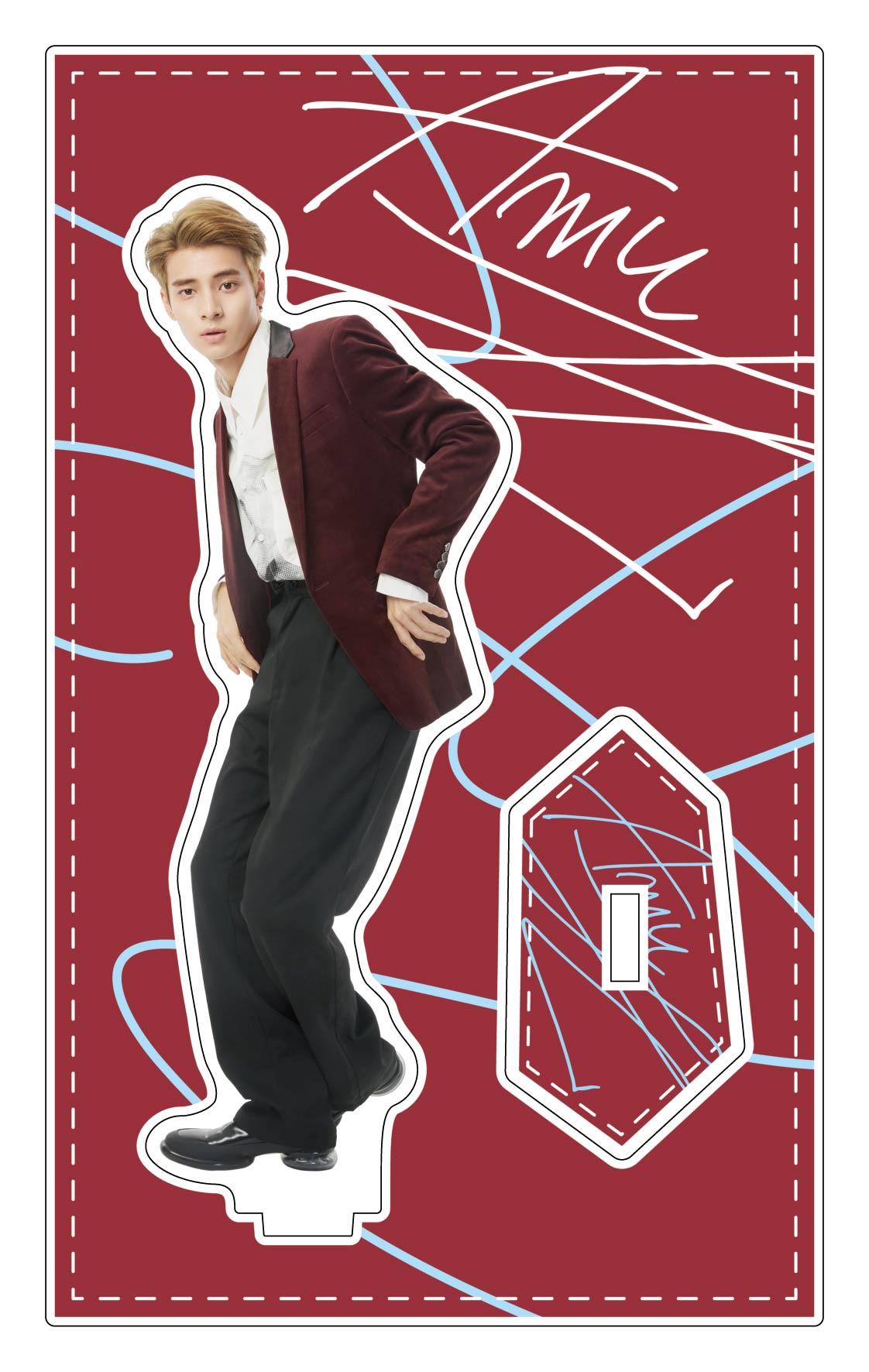 【限定写真付き/Exclusive photo included】《羽生田挙武》アクリルスタンドC/Acrylic stand《AMU》C
