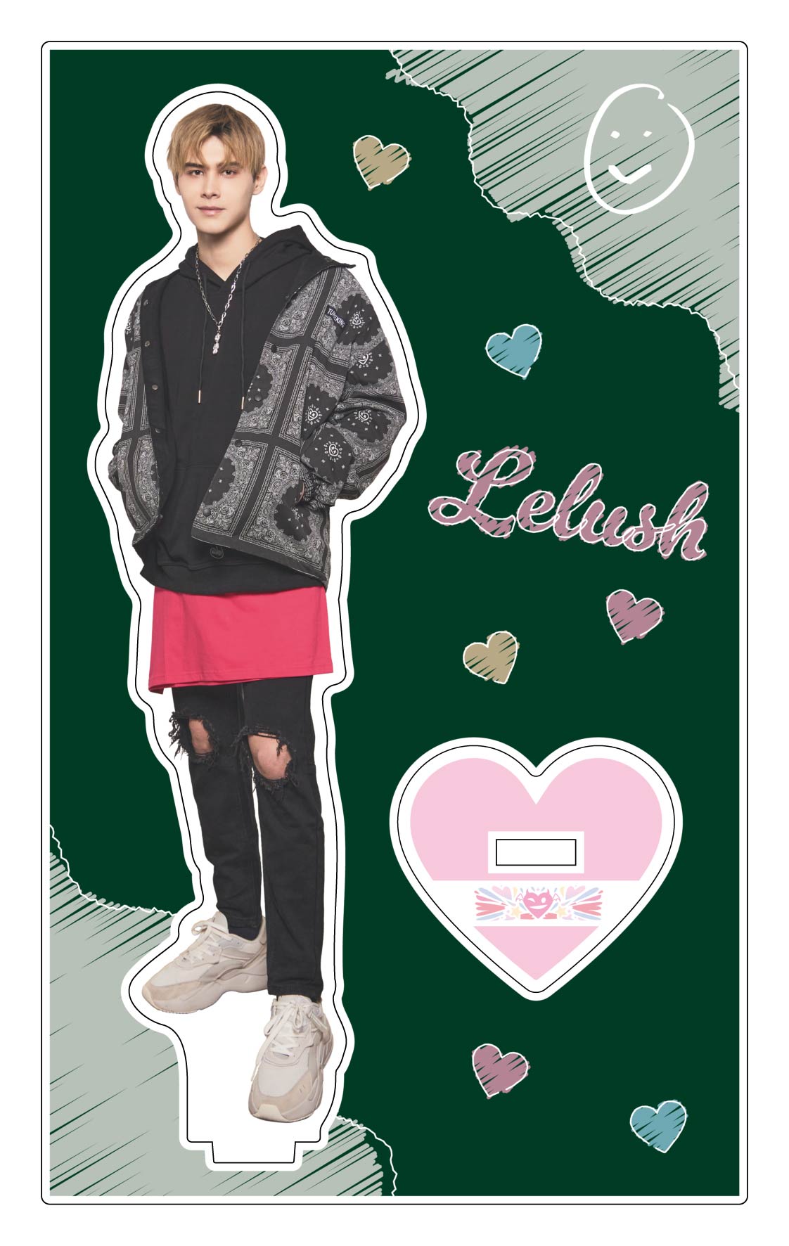 【限定写真付き/Exclusive photo included】《リルーシュ》アクリルスタンドD/Acrylic stand《Lelush》D