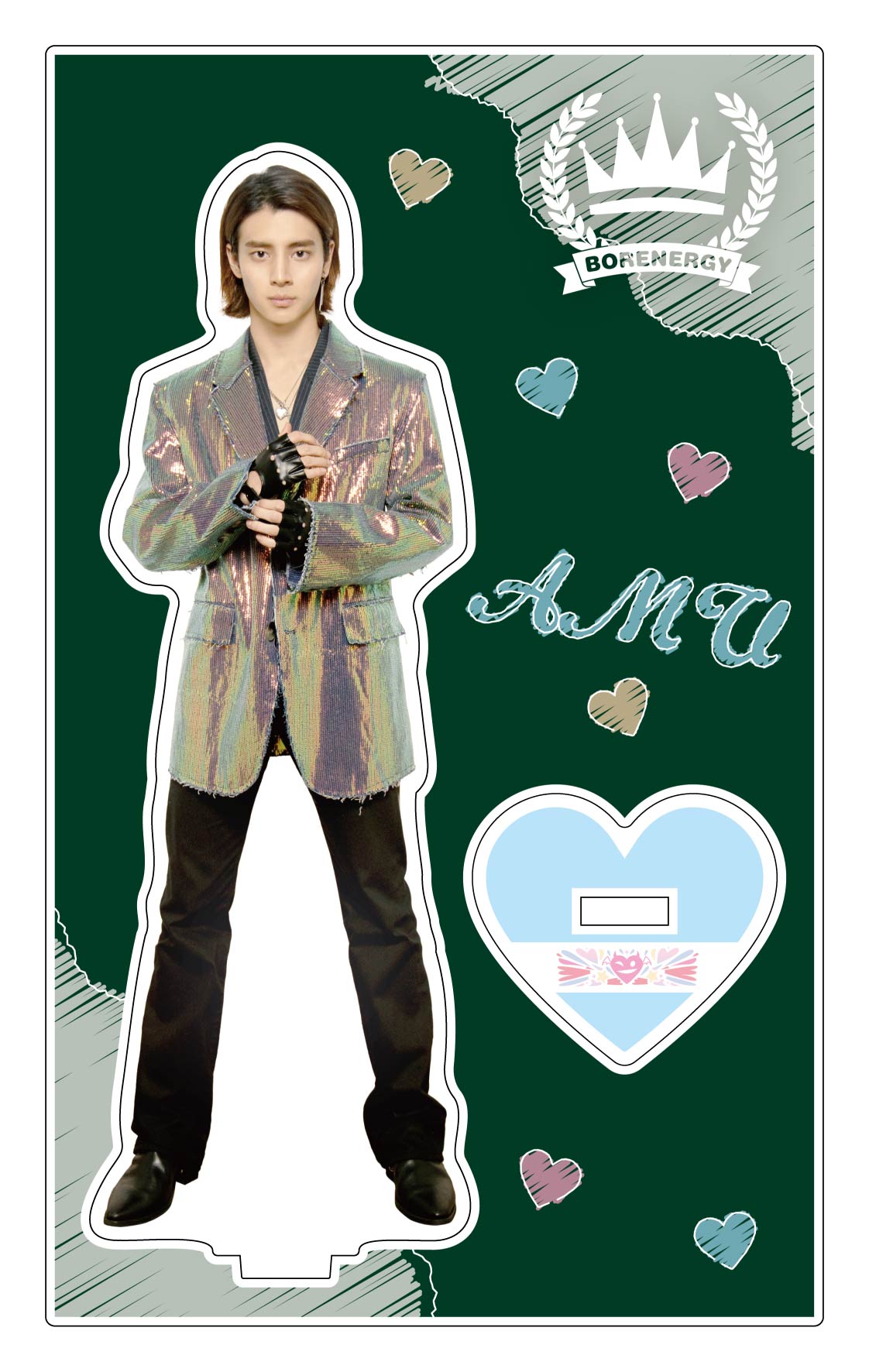【限定写真付き/Exclusive photo included】《羽生田挙武》アクリルスタンドD/Acrylic stand《AMU》D