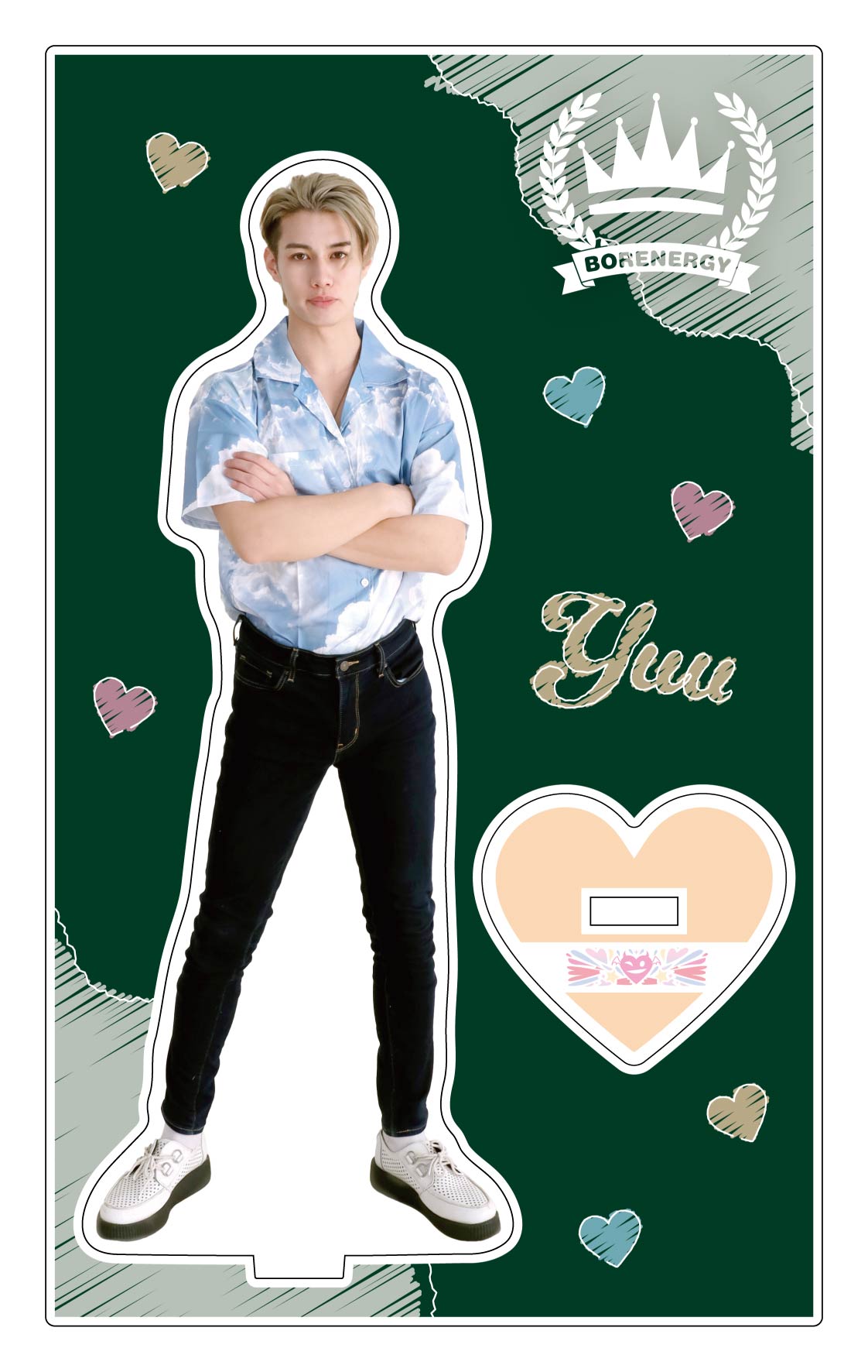 【限定写真付き/Exclusive photo included】《喜内優心》アクリルスタンドD/Acrylic stand《Yuu》D