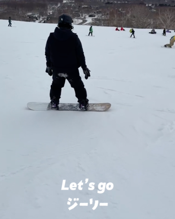 Let's go ジーリー🏂️