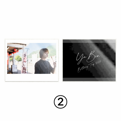 チェキ風ブロマイド《YuBin｜于斌 Birthday Trip 2026》