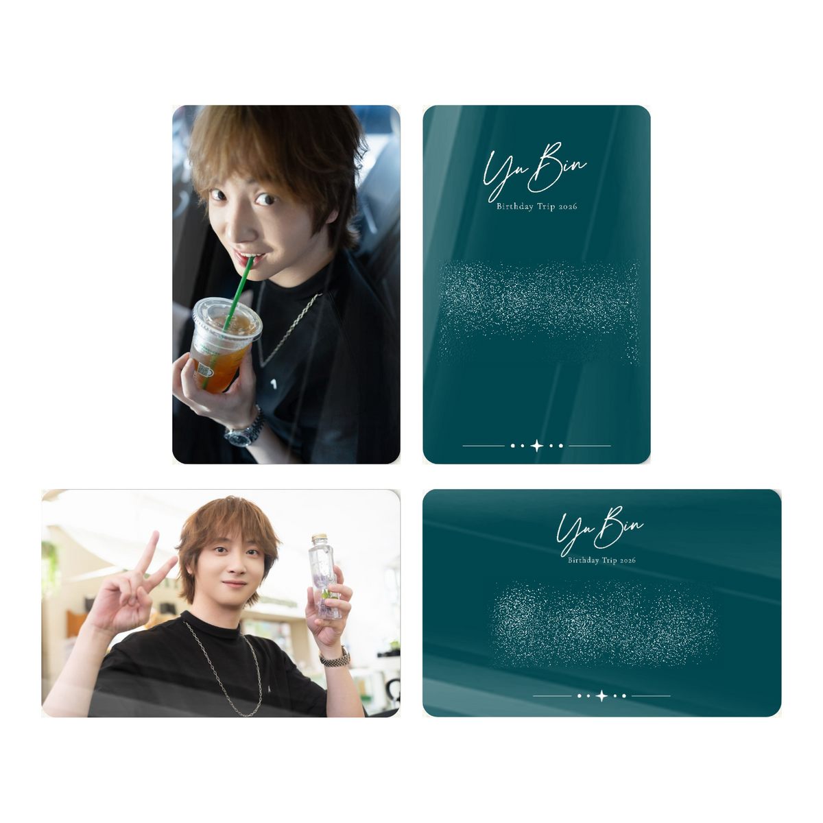 フォトカード2枚セット B《YuBin｜于斌 Birthday Trip 2026》