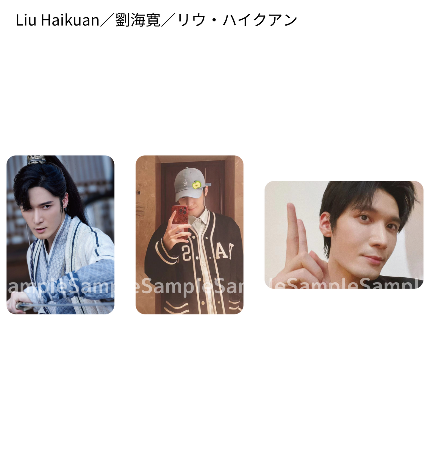 《時を超えた出会い 2024・夏》フォトカードセットC（3枚入り）／PhotoCard Set #C（3 cards）