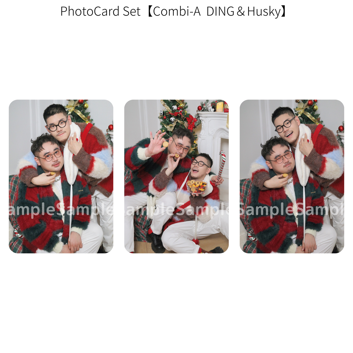 《熊猫堂ProducePandas》"Xmas Live Tour 2024"フォトカード【Combi-A】｜Photo card【Combi-A】