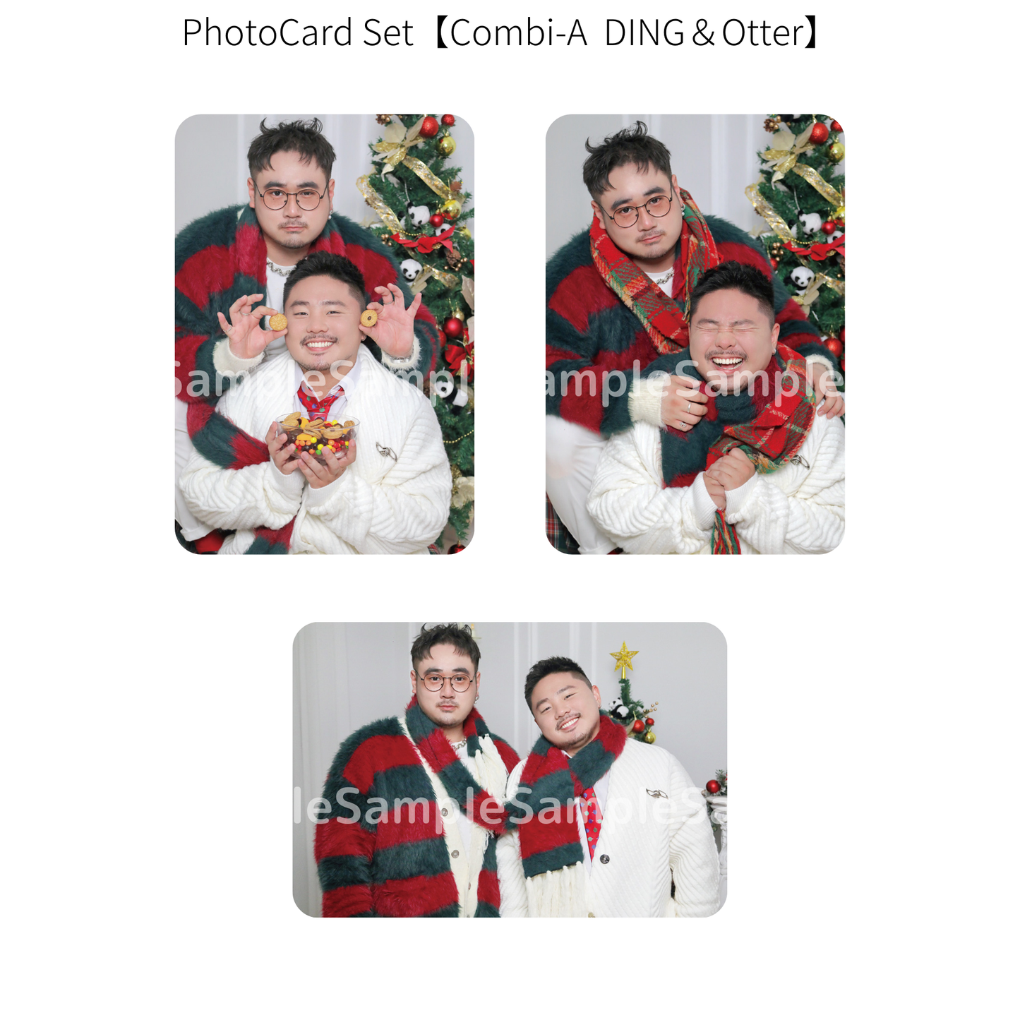 《熊猫堂ProducePandas》"Xmas Live Tour 2024"フォトカード【Combi-A】｜Photo card【Combi-A】