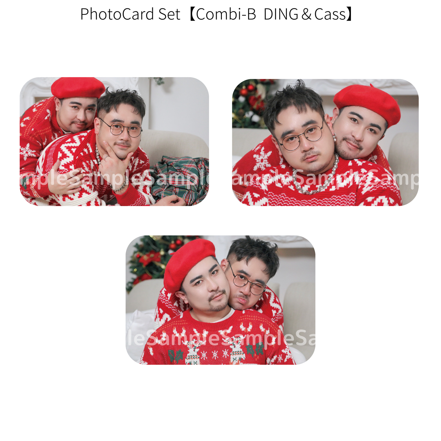 《熊猫堂ProducePandas》"Xmas Live Tour 2024"フォトカード【Combi-B】｜Photo card【Combi-B】