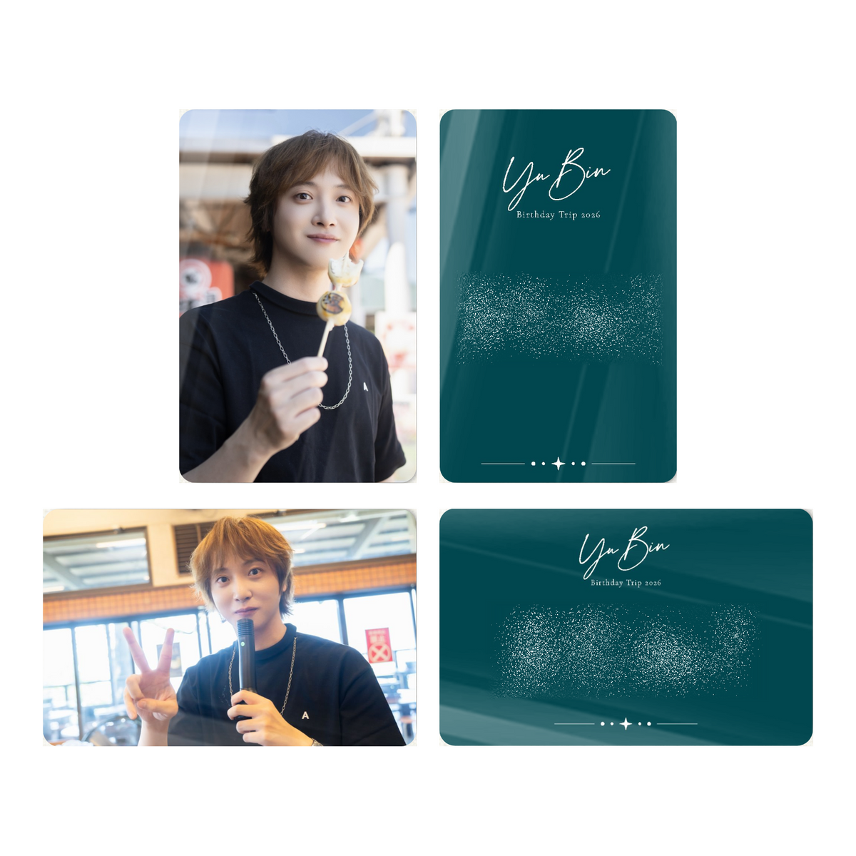 フォトカード2枚セット D《YuBin｜于斌 Birthday Trip 2026》