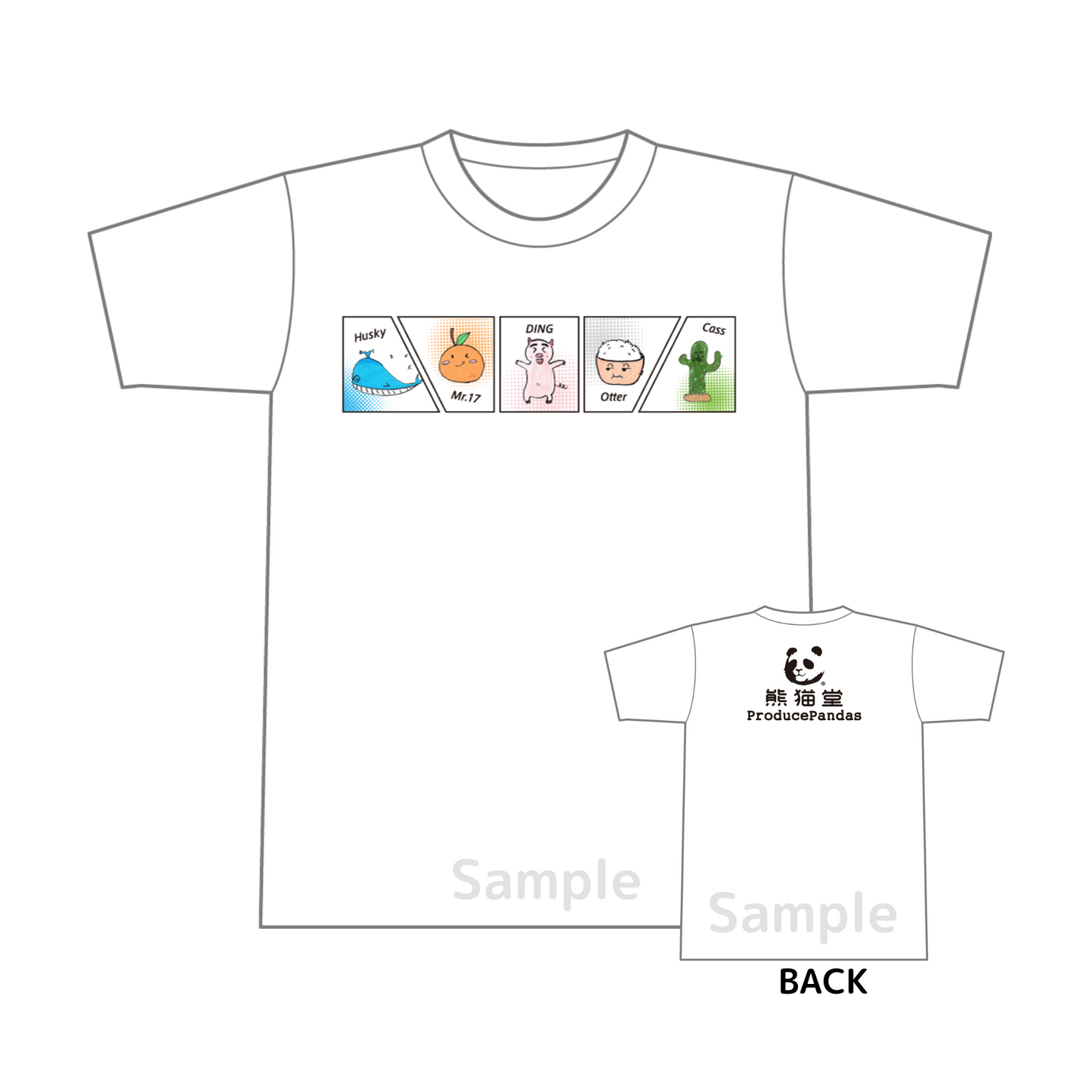 【LIVE受取/Pick up at LIVE】《熊猫堂ProducePandas》日本ライブオフィシャルTシャツ／Japan Live Official T-Shirt