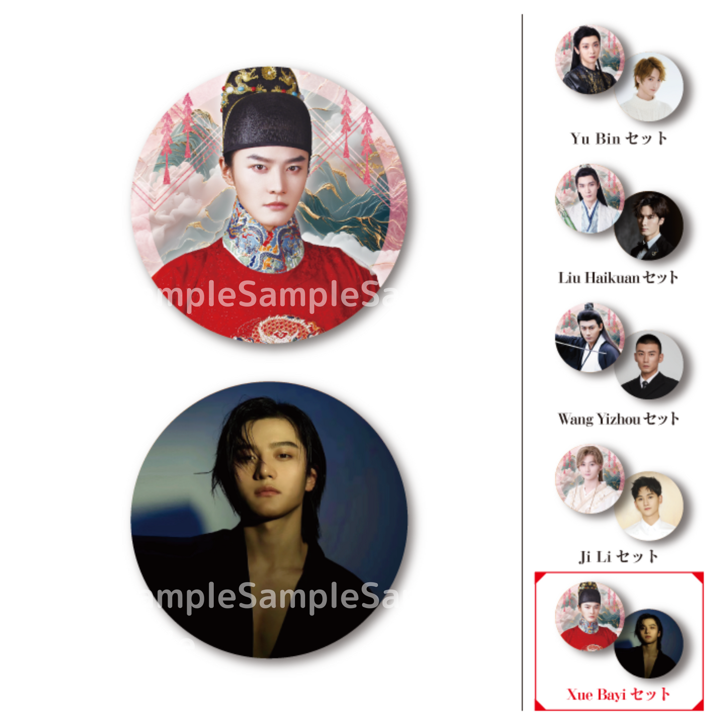 《時を超えた出会い 2025・春》缶バッジセット｜ Button badges set