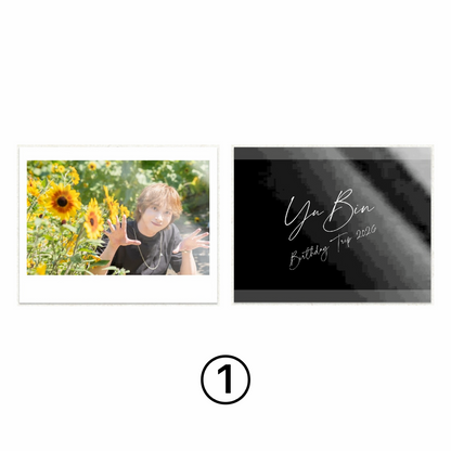 チェキ風ブロマイド《YuBin｜于斌 Birthday Trip 2026》