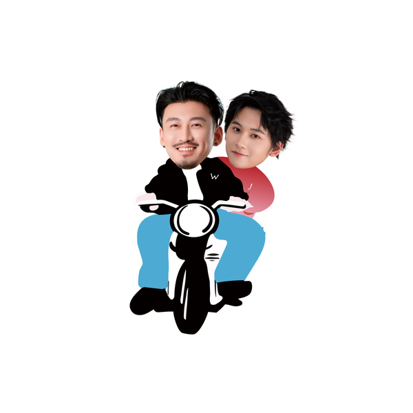 コンビマグネット（バイク）｜Duo Magnet (Bike)《WANG YIZHOU＆JI LI FAN MEETING IN TOKYO》