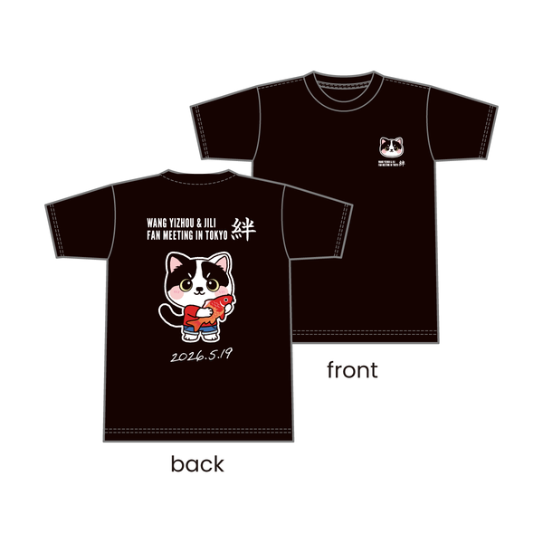キャラクターTシャツ（JI LI）｜Character Print T-Shirt（紀李）《WANG YIZHOU＆JI LI FAN MEETING IN TOKYO》