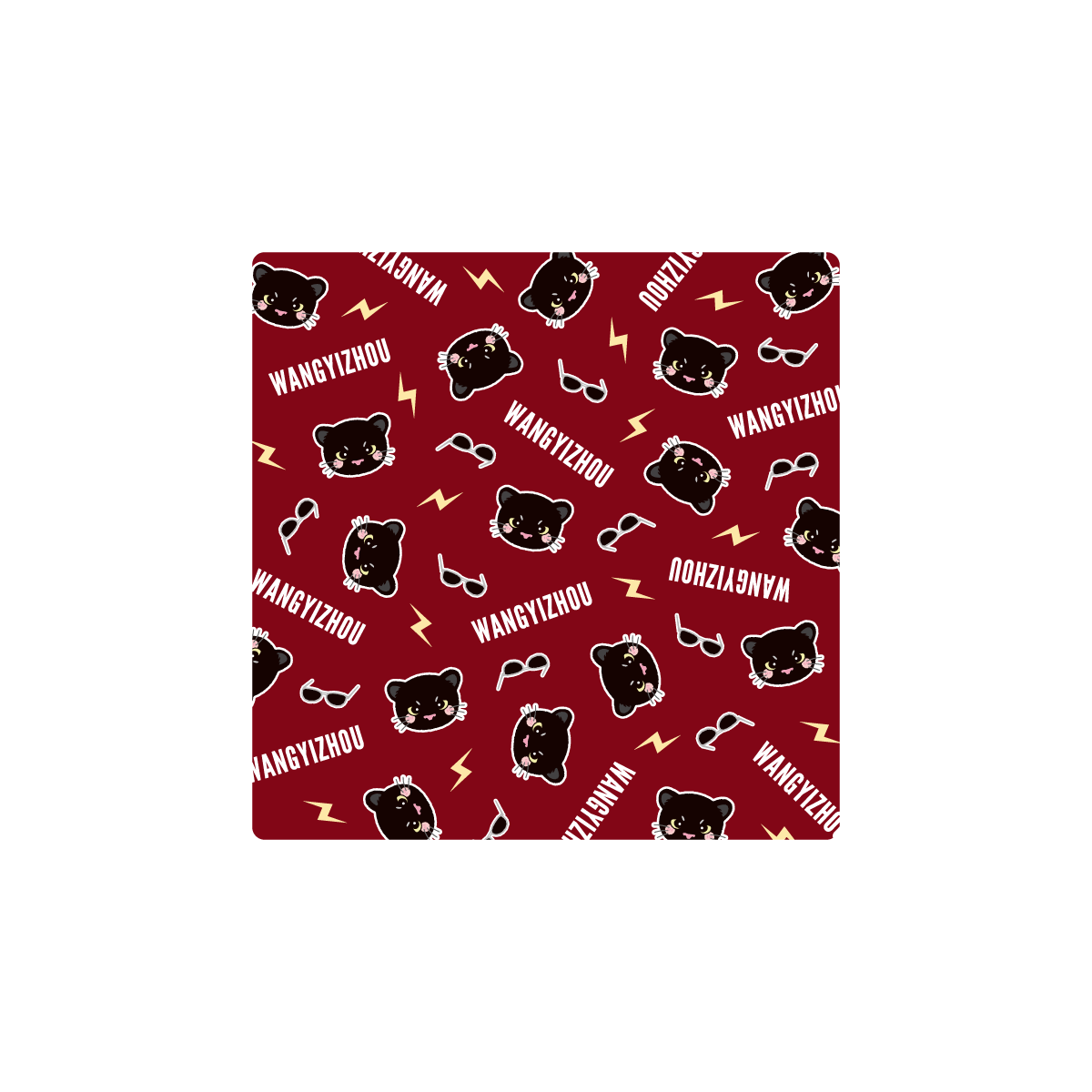キャラクターハンドタオル（WANG YIZHOU）｜Character Print Hand Towel（王翌舟）《WANG YIZHOU＆JI LI FAN MEETING IN TOKYO》