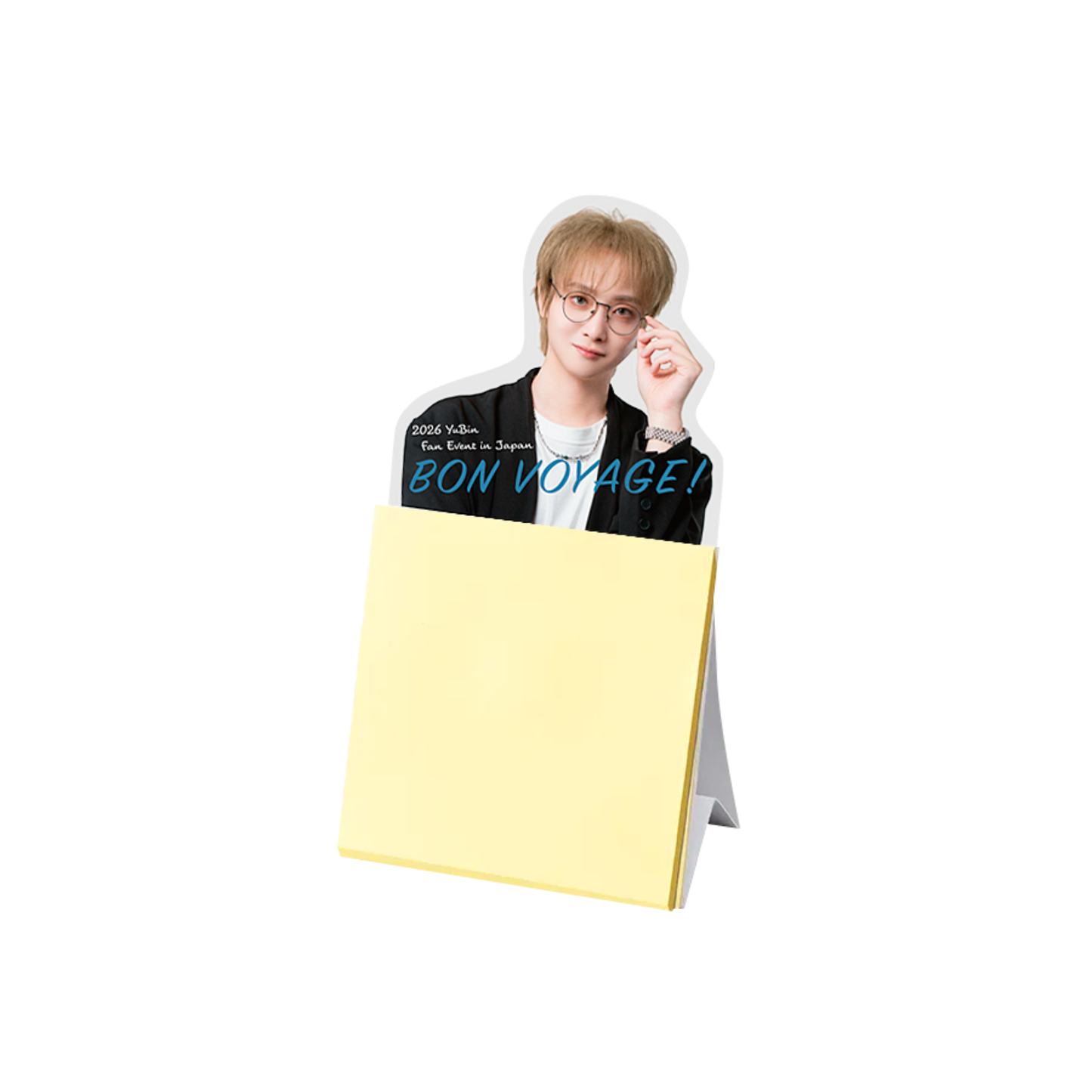 スタンド付き付箋メモ《Yubin Fan Event in Japan 「Bon Voyage！」》